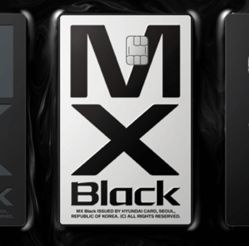 현대카드 MX블랙 애플페이