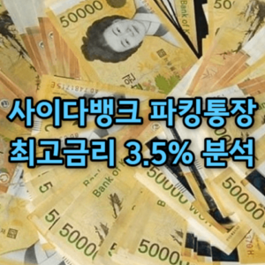 사이다뱅크 파킹통장