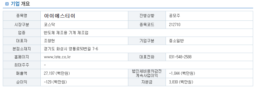 아이에스티이