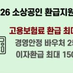 소상공인 환급지원금