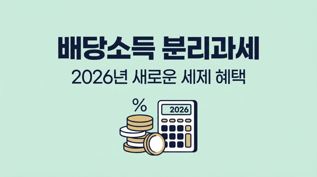 배당소득 분리과세