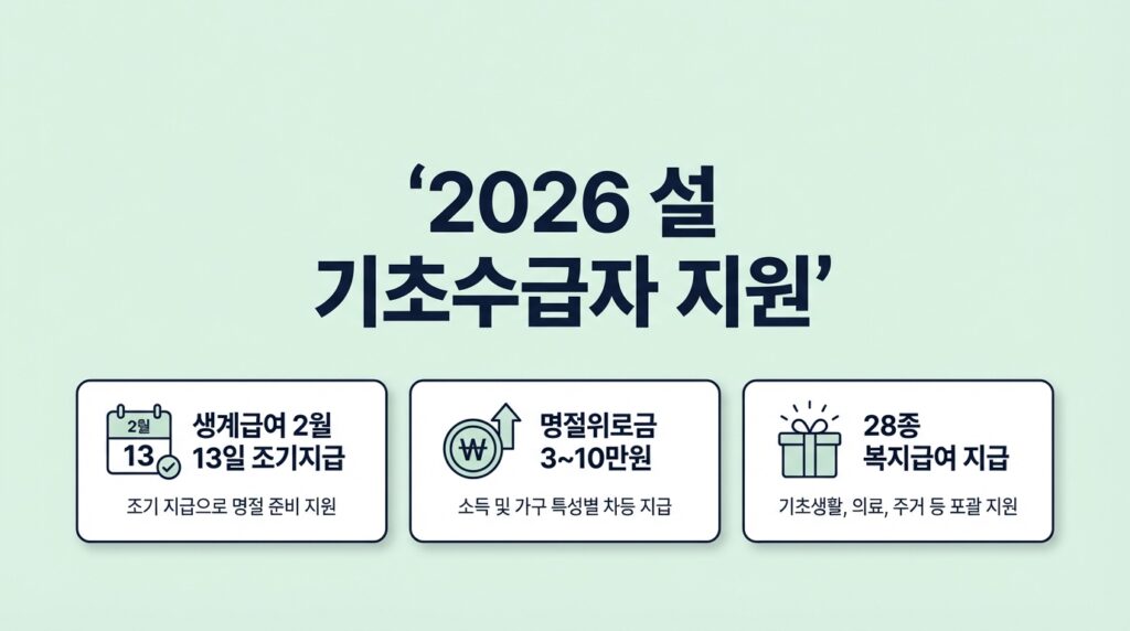 기초수급자 명절 지원