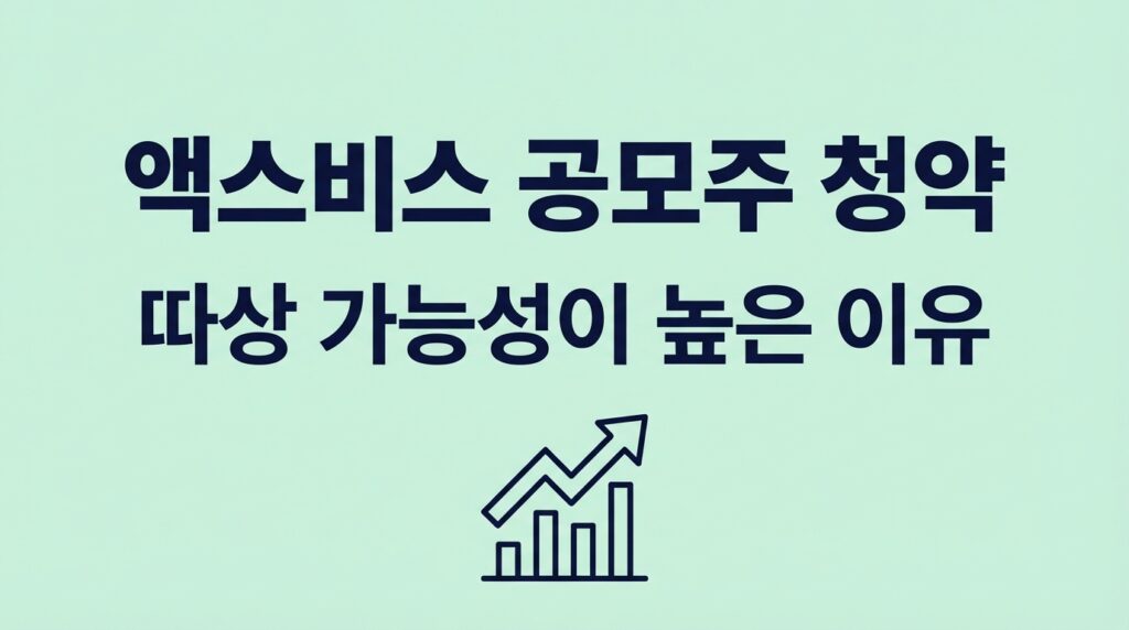 액스비스 공모주