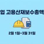 건설업고용산재보수총액신고