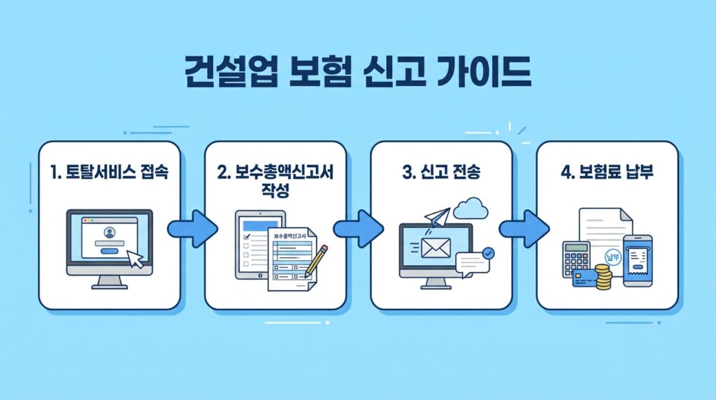 건설업고용산재보수총액신고