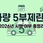 자동차 차량5부제