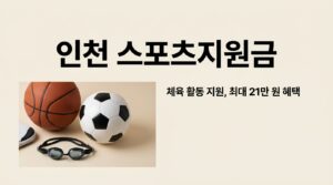 인천 스포츠지원금