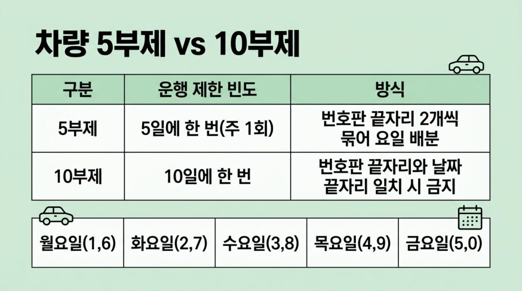자동차 차량5부제