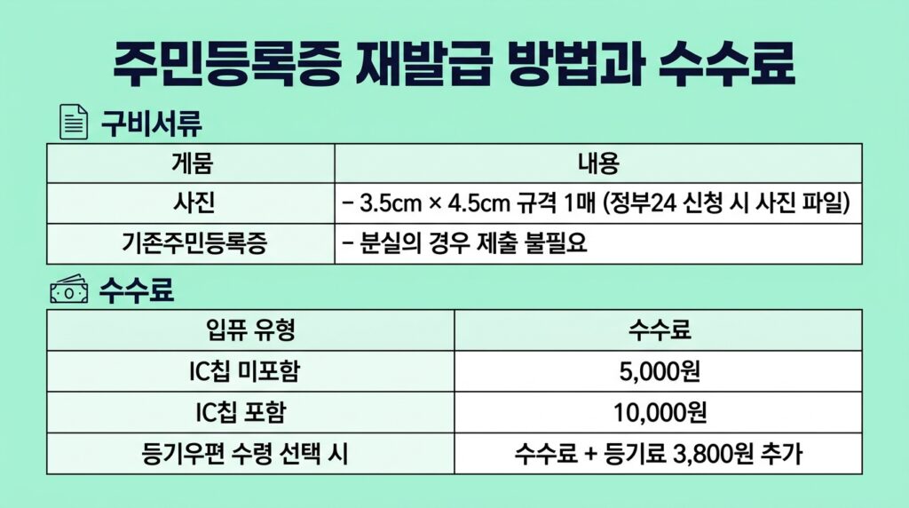 주민등록증 분실신고