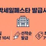 숙박세일페스타 발급시간