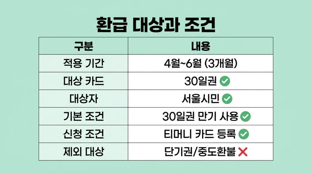 기후동행카드 월 3만원 환급