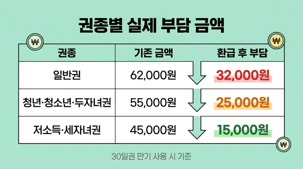기후동행카드 월 3만원 환급