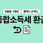 종합소득세 환급