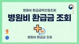병원비 환급금 조회