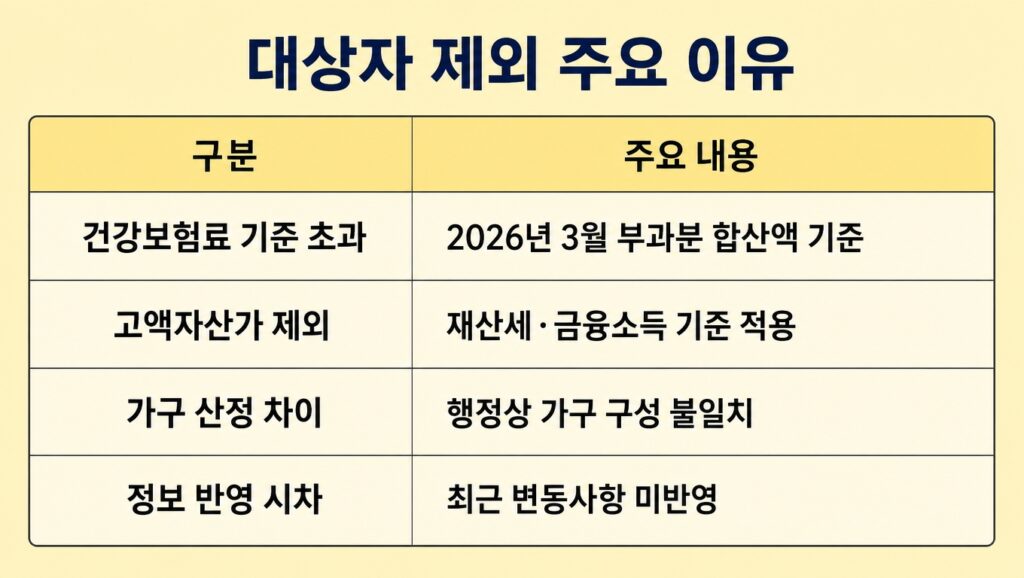 고유가 피해지원금 신청 가능 대상자가 아닙니다