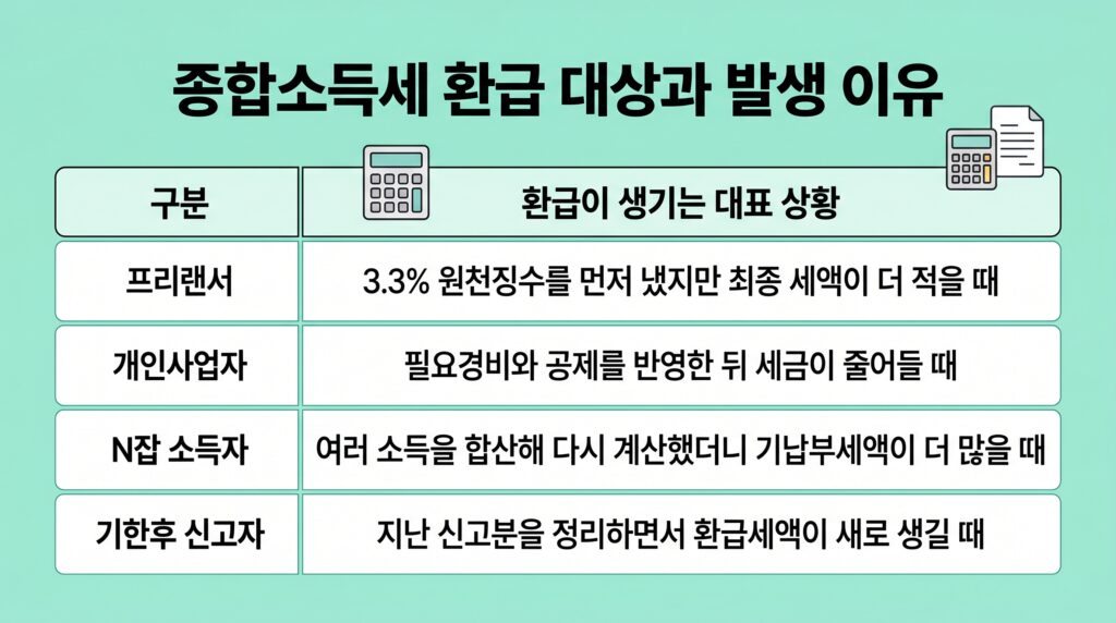종합소득세 환급