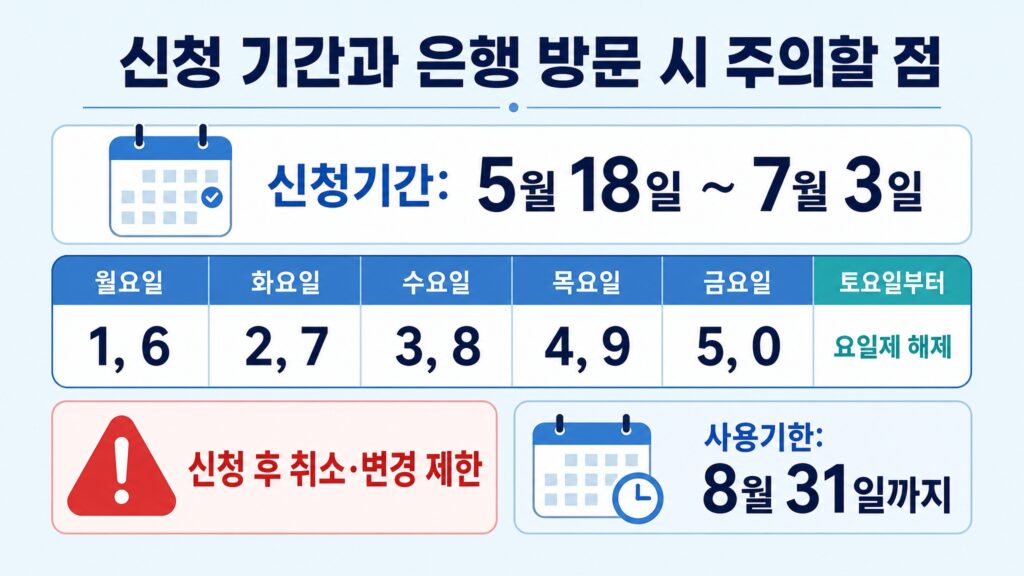 고유가 피해지원금 은행 신청 방법